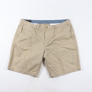 Pendleton Mens 42 Casual Flat Front Shorts Khaki